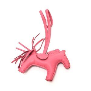 HERMES Rodeo PM Accessories Bag Charm Anyo Miro Rose azare pink